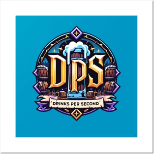 Drinks Per Second - DPS Logo Posters and Art